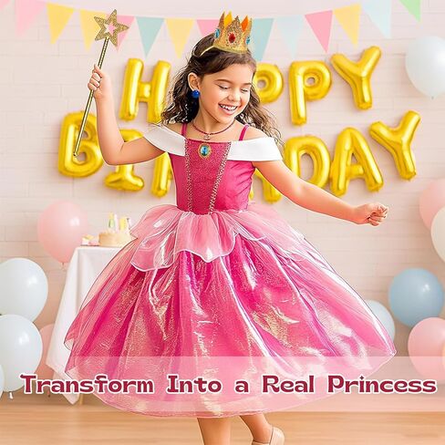 Dileed 5PCS Princess Crown Accessories Set, Tiara Headband/Wand/Gloves/Brooch/Earrings, Princess Costume Dress Up Kit for Women Halloween Christmas Cosplay Birthday Party in Saudi Arabia