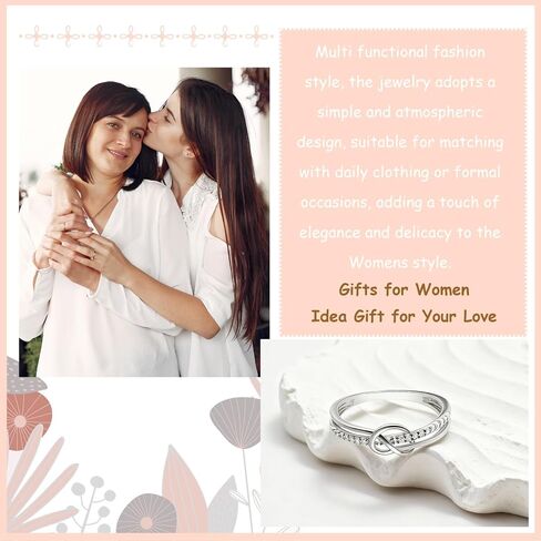 Harry and Henry Gifts for Daughter Love Knot Pinky Promise Ring Gold Stackable Jewelry Trendy Stuff Holiday Gift for Her in Saudi Arabia