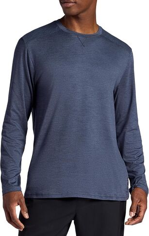 Head Men's Guard Long Sleeve Crewneck Top, Relaxed Fit, Stretch Midweight Material in Saudi Arabia