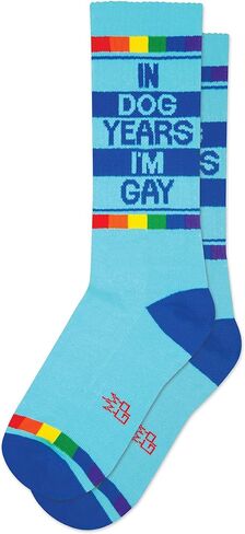 Gumball Poodle Novelty Gift Socks For Men, Women and Teens, Unisex Cute Crew Socks (Made in the USA) in Saudi Arabia
