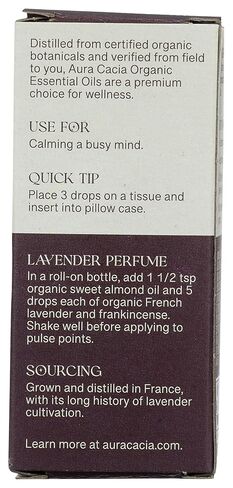 Aura Cacia Organic French Lavender Essential Oil, 0.25 Fz in Saudi Arabia