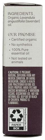 Aura Cacia Organic French Lavender Essential Oil, 0.25 Fz in Saudi Arabia