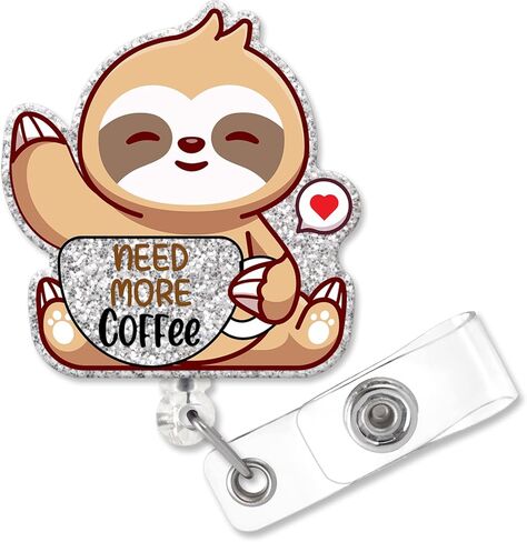 Straight Outta Night Shift Funny Shaped Badge Reel Holder with Metal Shark Clip, Office Hospital Lab Work ID Tag, Badge Gift for Doctor Nurse Social Worker Colleague Anesthetist RN in Kuwait
