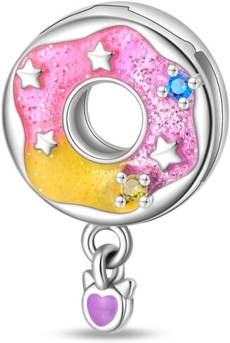 KUNSIR 925 Sterling Silver Clip-On Charm for Reflexions Mesh Bracelet Charm Bead fits Flat charm Bracelets Gift for Women（butterfly） in Kuwait