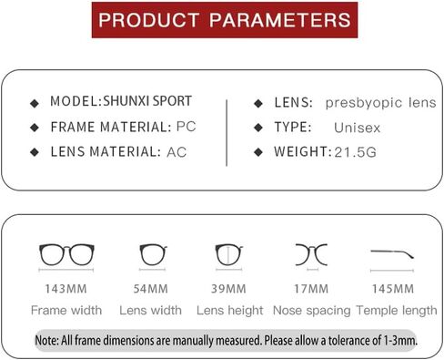 3 Pack Sports Myopia Glasses For Men, Nearsighted Short-Sighted Driving Eyeglasses For Distance in Saudi Arabia