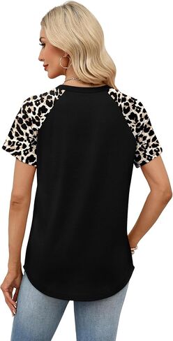 WIHOLL Summer Tops for Women 2026 Trendy Short Sleeve Shirts Crew Neck Tops Curved Hem Fashion Clothing in Kuwait