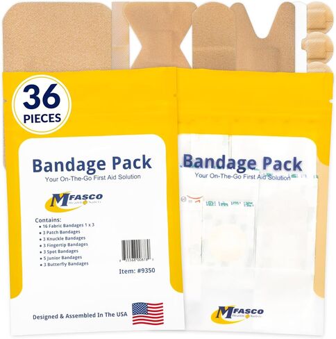 تقوم مجموعة الإسعافات الأولية بإعداد تعبئة حزمة الدواء لإعادة تعبئة مجموعات صغيرة أو السفر in Kuwait