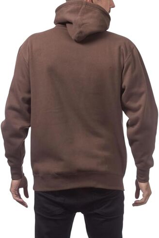 Pro Club Men's Heavyweight Pullover Hoodie (13oz), Brown, X-Large in Saudi Arabia