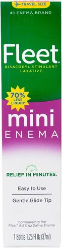 Fleet Laxative Bisacodyl Enema, 1.25 fl oz (Pack of 10) in Saudi Arabia