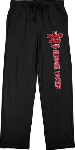Five Nights at Freddy's Freddy Fazbear Game Over Men's Black Sleep Pajama Pants in Saudi Arabia