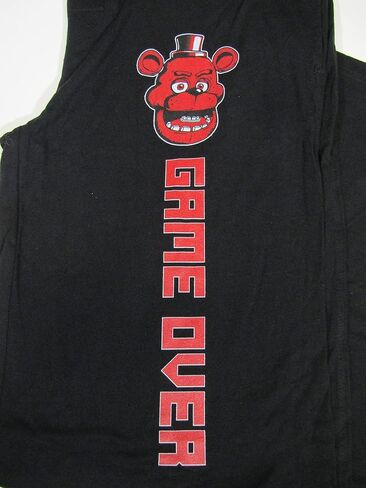 Five Nights at Freddy's Freddy Fazbear Game Over Men's Black Sleep Pajama Pants in Saudi Arabia