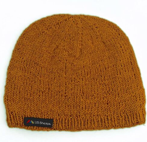 Khumjung Hat - Hand Knit 100% Wool Beanie Sherpa Fleece Lined in Saudi Arabia