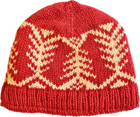 Khumjung Hat - Hand Knit 100% Wool Beanie Sherpa Fleece Lined in Saudi Arabia