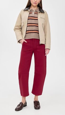 بنطال جينز يوتيليتي الناعم متوسط ​​الارتفاع للنساء in Kuwait