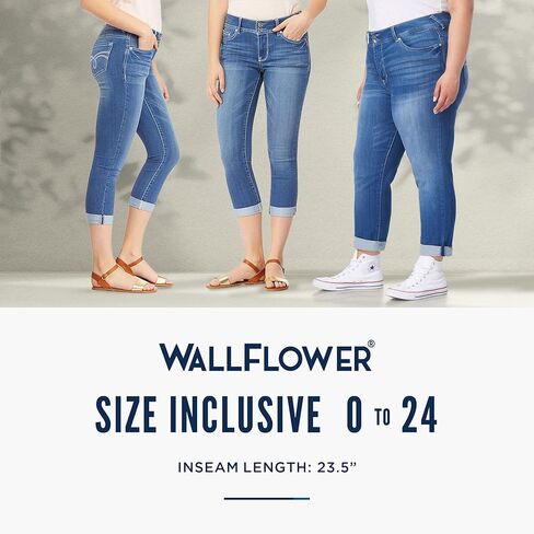 WallFlower Womens Ultra Crop Mid-Rise Insta Soft Juniors (Standard and Plus) in Saudi Arabia