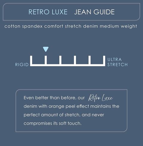 جينز كينسي للنساء The Jessica Retro Luxe مرتفع الارتفاع مدرز من الأمام، درزة داخلية 28 بوصة، مقاسات 0-12 in Kuwait