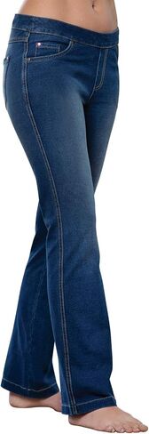 PajamaJeans Womens Bootcut Stretch Denim Vintage Blue Jeans for Women in Saudi Arabia