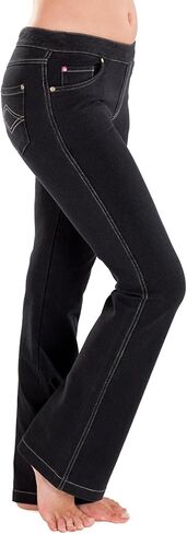 PajamaJeans Womens Bootcut Stretch Denim Vintage Blue Jeans for Women in Saudi Arabia