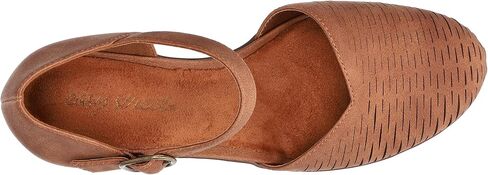 Easy Street Women's Justina Heeled Sandal, Tan, 6.5 Wide in Saudi Arabia