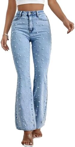 Baggy Jeans for Woman High Waisted Loose Straight Leg Wide Leg Denim Jean Womens Boyfriend Y2K Pants Trendy in Saudi Arabia