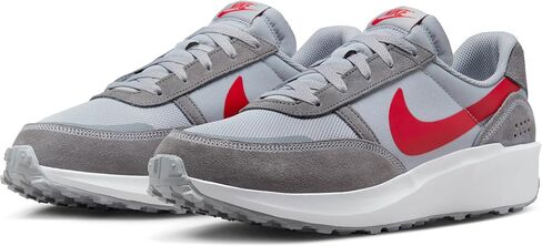 حذاء Nike Waffle Debut للرجال (FJ4195-004، رمادي ذئب/رمادي هادئ/أبيض/أحمر جامعي) in Saudi Arabia