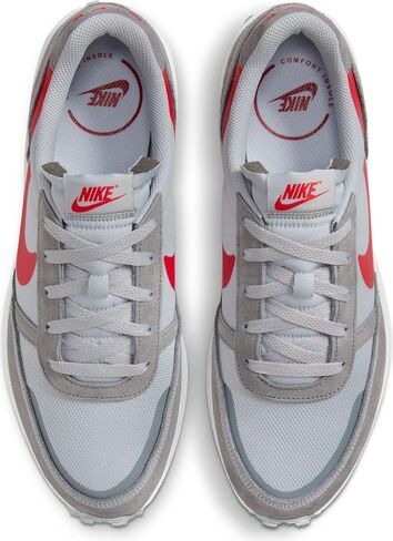 حذاء Nike Waffle Debut للرجال (FJ4195-004، رمادي ذئب/رمادي هادئ/أبيض/أحمر جامعي) in Saudi Arabia