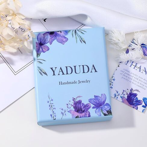 YADUDA Dainty Four Leaf Clover Choker قلادة ملونة صغيرة لطيفة البرسيم قلادة القلائد للنساء 18K مطلية بالذهب الفولاذ المقاوم للصدأ محظوظ 4 أوراق قلادة المجوهرات in Kuwait