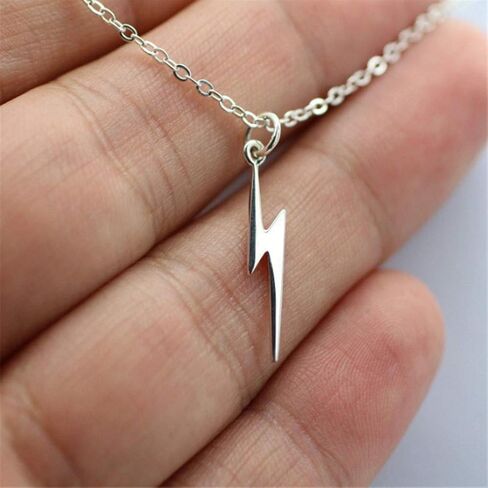 Artmiss Lightning Bolt Pendant Necklace Women Simple Charm Bar Choker Chain Jewelry for Women in Saudi Arabia