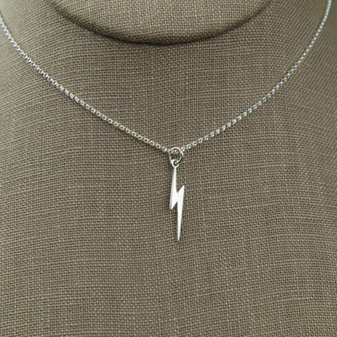 Artmiss Lightning Bolt Pendant Necklace Women Simple Charm Bar Choker Chain Jewelry for Women in Saudi Arabia