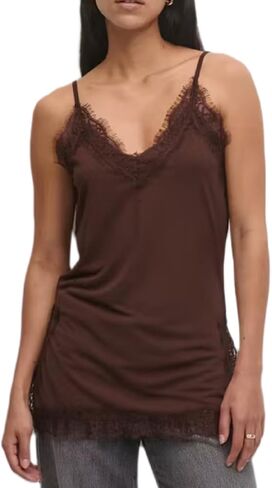 Lace Cami Tops for Women Spaghetti Strap Satin Silk V Neck Tank Top Y2K Coquette Going Out Shirt Tops in Saudi Arabia