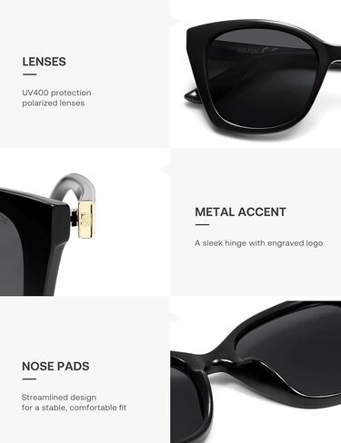 SOJOS Vintage Oversized Cateye Sunglasses Womens UV400 Large Designer Shades Lentes De Sol Para Mujer SJ2634 in Saudi Arabia