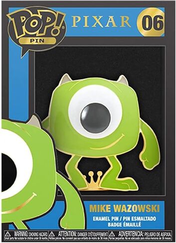 دبابيس Funko POP: Monsters Inc. - مايك وازوفسكي، متعدد الألوان، قياسي in Kuwait