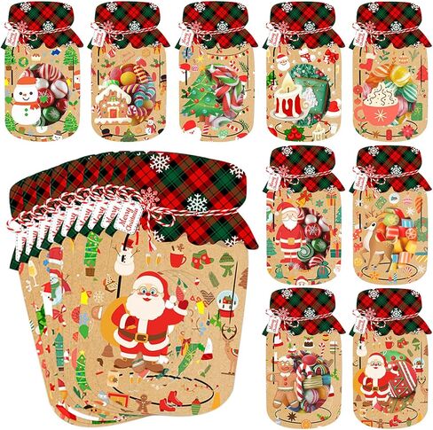 Openfly 36Pcs Happy Easter Candy Holder Card Mason Jars Easter Cards Set Easter Exchange Greeting Card Happy Easter Mason Jar Paper Card Craft Bulk for Classroom Spring Easter Party Favors in Kuwait