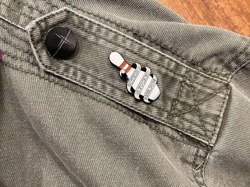 Nothing is F*cked Here Dude Big Lebowski Pin Bowling Pin - Enamel Pin Brooch for Jacket, Tote, Hand Bag Active in Saudi Arabia