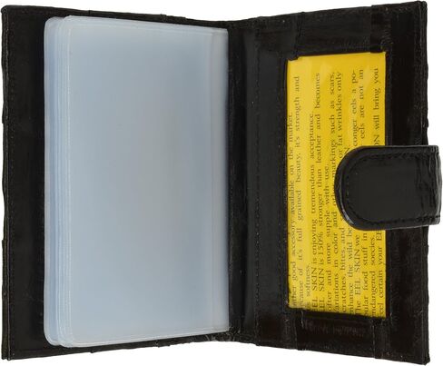 MARSHAL 100% Genuine Eel Skin Credit Card Case with Id Window in Saudi Arabia