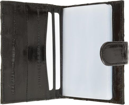 MARSHAL 100% Genuine Eel Skin Credit Card Case with Id Window in Saudi Arabia
