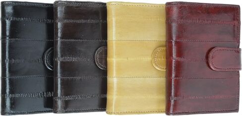 MARSHAL 100% Genuine Eel Skin Credit Card Case with Id Window in Saudi Arabia