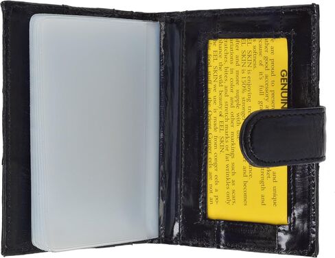 MARSHAL 100% Genuine Eel Skin Credit Card Case with Id Window in Saudi Arabia