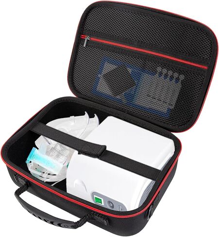 Hard Case for Smart Nebulizer,Portable Nebulizer Bag,Desktop Inhaler Nebulizer for Home Travel Use,Medical Case for Inhaler Spacer, Masks, Asthma Accessories Medicine Storage Bag for Kids and Adults in Kuwait