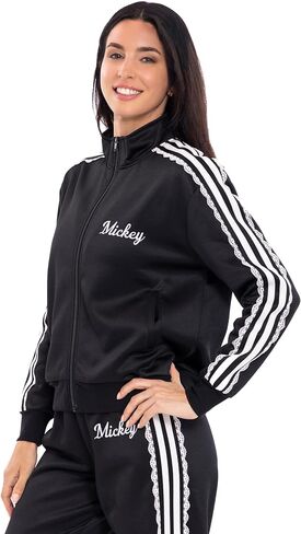 Disney Womens Athletic Zip Up Track Jacket Adult Sizes (X-Small - 2XL) in Saudi Arabia