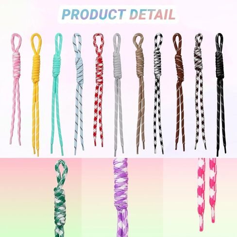 14 Pieces Colorful Paracord Keychain Bag Charms, Braided Rope Key Chain Backpack Handbag Decoration Accessories Paracord Bag Rope Keychain for Purse in Saudi Arabia