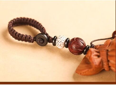 Car Keychain Keychain Car Bag Ornaments Wooden Wallet Key Pendant Good Luck in Saudi Arabia
