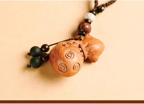 Car Keychain Keychain Car Bag Ornaments Wooden Wallet Key Pendant Good Luck in Saudi Arabia