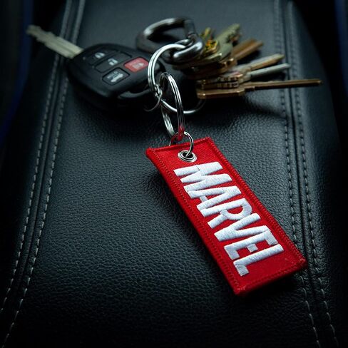 Plasticolor 004519R01 Marvel Brick Logo Embroidered Woven Key Chain in Saudi Arabia