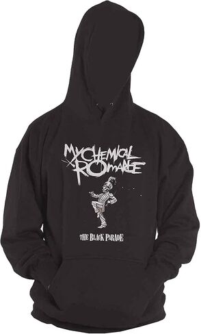 My Chemical Romance Men's The Black Parade Cover Hooded Sweatshirt Black in Saudi Arabia