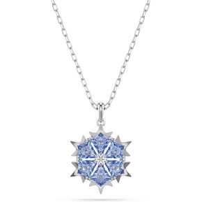 Swarovski Magic pendant, Snowflake, Blue, Rhodium finish in Saudi Arabia