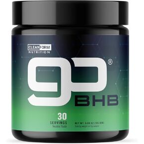 goBHB® Clean Energy Powder | Cellular Fuel with BHB Salts | Enhances Endurance, Mental Clarity, Hydration & Recovery | No Caffeine or Sugar | Neutral Flavor in Saudi Arabia