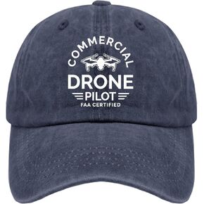 Commercial Drone Pilot FAA Certified Hat Vintage Cotton Washed Baseball Caps Adjustable Dad Hat in Saudi Arabia