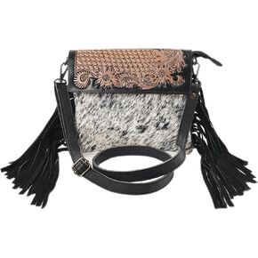 Merbaa Women Natural Cowhide Leather Hand Bag With Adjustable Detachable Strap Leather Massenger Handbag Purse Sling Bag in Saudi Arabia