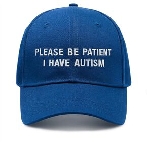 Retirement Gifts for Men Please Be Patientt I Have Autism Hat Embroidery Trucker Hats Baseball Cap for Men Women in Kuwait